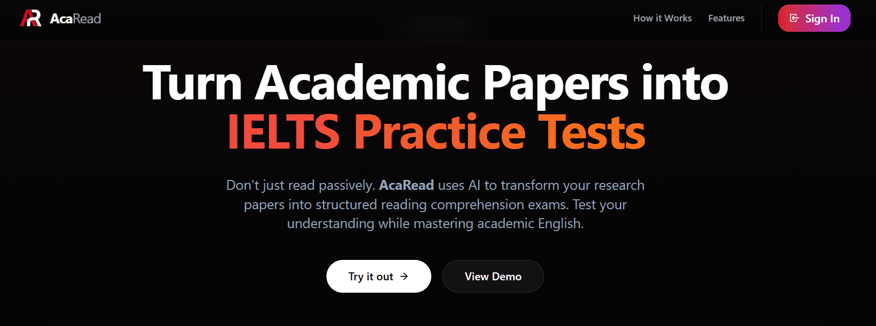 AcaRead: AI-Powered Academic Assessment System